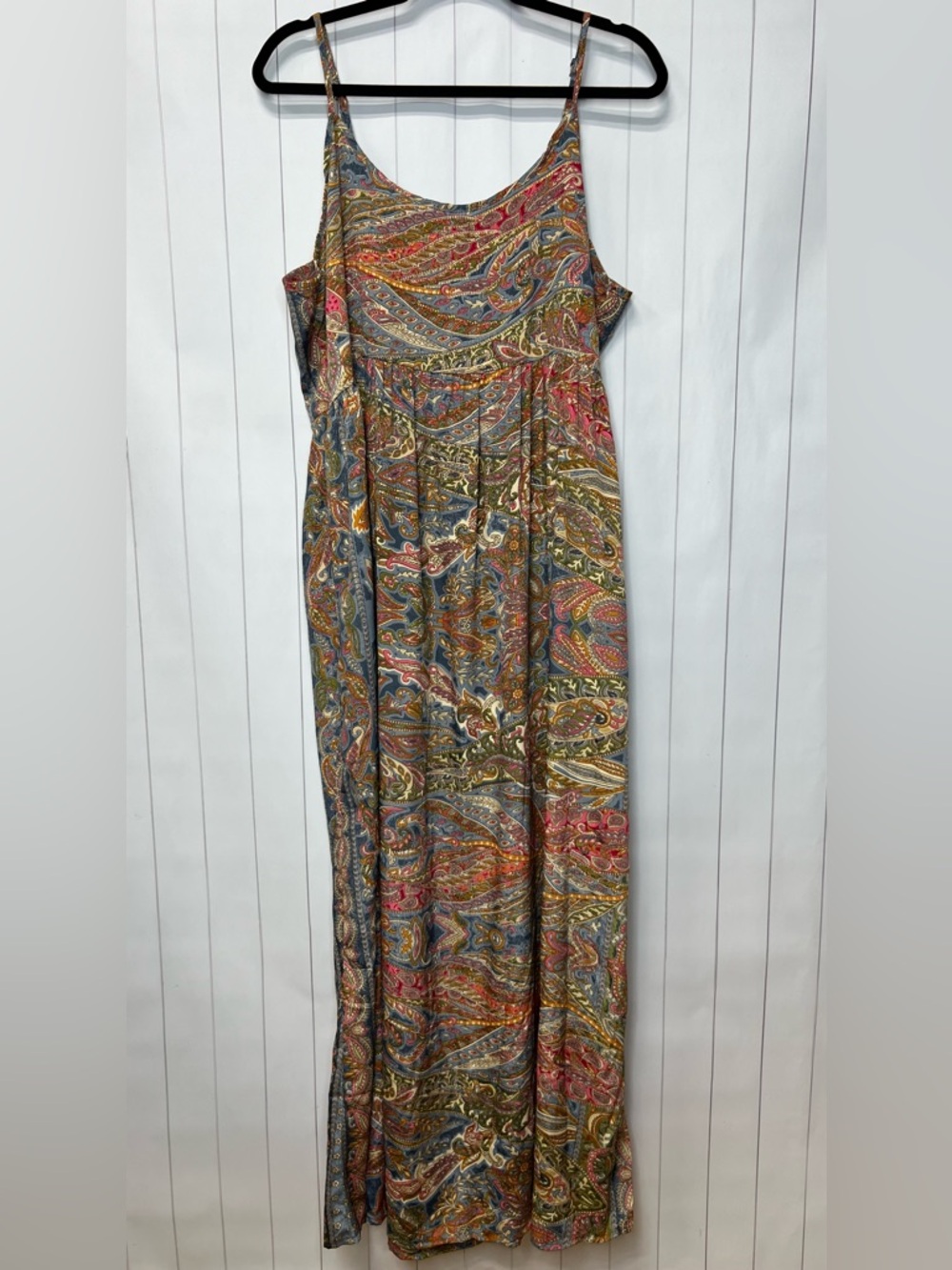 NWT - Earthbound Trading Co. Boho Paisley Print Maxi Dress -XXL